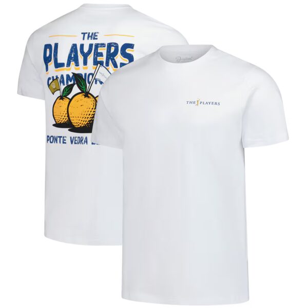 THE PLAYERS Barstool Golf Florida Orange Garment Dyed T-Shirt - White - Image 2