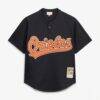 Cal Ripken Jr. Baltimore Orioles Mitchell & Ness Authentic Batting Practice Jersey - Black - Back View