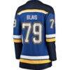 Sammy Blais St. Louis Blues Women's Fanatics Home Breakaway Jersey - Blue - Back View
