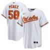 Cionel Pérez Baltimore Orioles Nike Home Replica Player Jersey - White - Front View