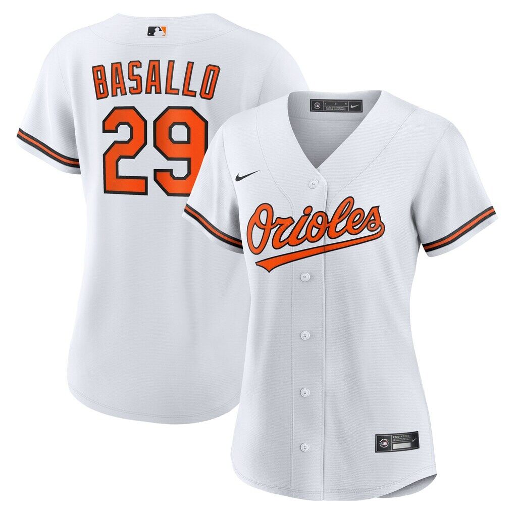 Samuel Basallo Baltimore Orioles Nike Women’s Replica Player Jersey