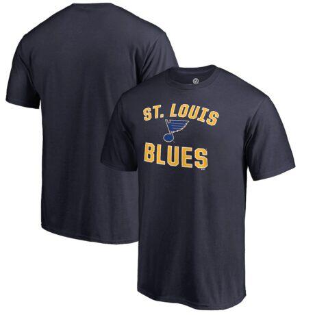 St. Louis Blues Victory Arch T-Shirt - Navy - Front View