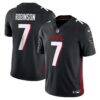 Bijan Robinson Atlanta Falcons Nike Vapor F.U.S.E. Limited Jersey - Black - Front View