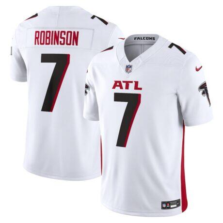 Bijan Robinson Atlanta Falcons Nike Vapor F.U.S.E. Limited Jersey - White - Front View