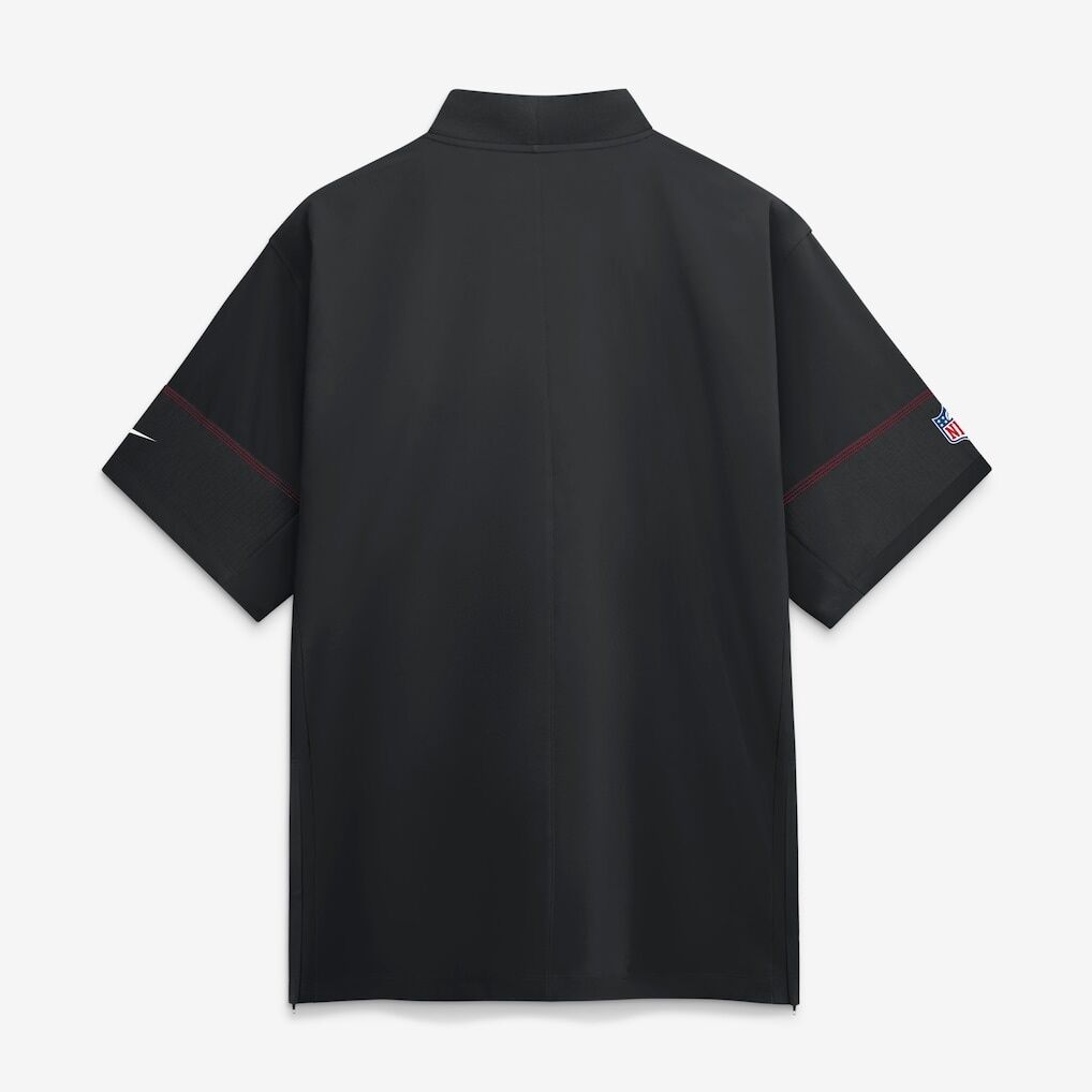 Atlanta Falcons Nike Sideline Short Sleeve Quarter-Zip Coaches Jacket