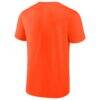 Edmonton Oilers Logo Athletic Essential T-Shirt - Orange - Side View