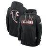 Atlanta Falcons Nike Alt Sideline Standard Issue Dri-FIT Hoodie - Black - Front View