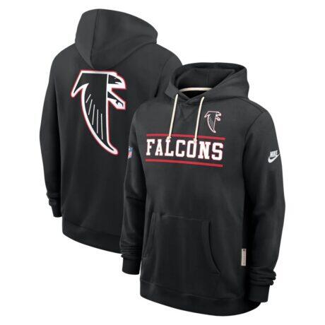 Atlanta Falcons Nike Alt Sideline Standard Issue Dri-FIT Hoodie - Black - Front View
