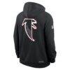 Atlanta Falcons Nike Alt Sideline Standard Issue Dri-FIT Hoodie - Black - Side View