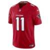 Jalon Walker Atlanta Falcons Nike Vapor F.U.S.E. Stitched Limited Jersey - Red - Back View