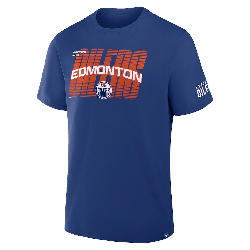 Edmonton Oilers Fanatics Team Vision Legacy T-Shirt – Royal