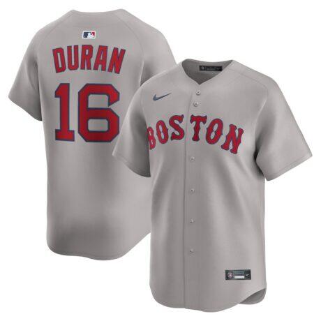 Jarren Duran Boston Red Sox Nike Road Limited Jersey