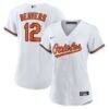 Dylan Beavers Baltimore Orioles Nike Women's Home Replica Jersey - White - Front View