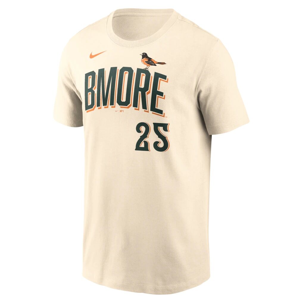 Pete Alonso Baltimore Orioles Nike Men’s 2026 City Connect Name & Number T-Shirt