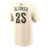 Pete Alonso Baltimore Orioles Nike Men's 2026 City Connect Name & Number T-Shirt - Cream - Side View