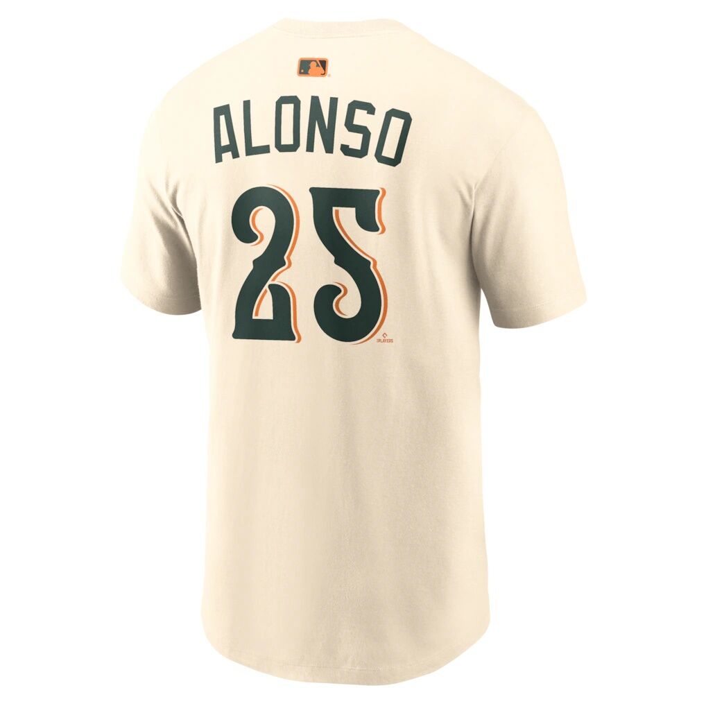 Pete Alonso Baltimore Orioles Nike Men’s 2026 City Connect Name & Number T-Shirt