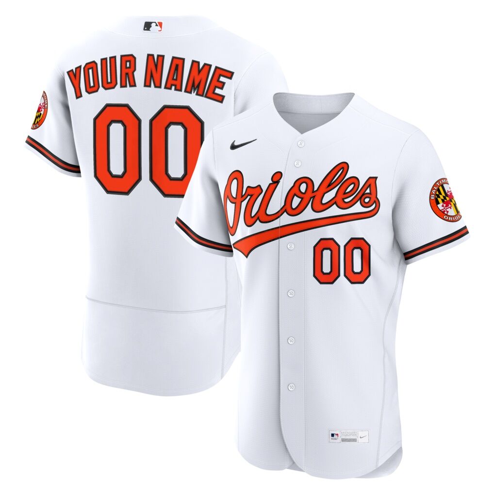 Baltimore Orioles Nike Home Authentic Custom Jersey