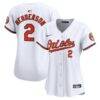 Gunnar Henderson Baltimore Orioles Nike Women's Home Limited Player Jersey - White - Front View
