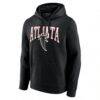 Atlanta Falcons Gridiron Classics Campus Standard Pullover Hoodie - Black - Back View