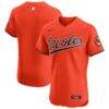 Baltimore Orioles Nike Alternate Vapor Premier Elite Patch Jersey - Orange - Front View