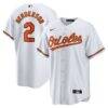 Gunnar Henderson Baltimore Orioles Nike Home Replica Player Jersey - White - Front View