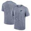 St. Louis Blues Fanatics Front Office Tech T-Shirt - Navy - Front View