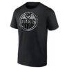 Edmonton Oilers Iced Out T-Shirt - Black - Back View