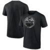 Edmonton Oilers Iced Out T-Shirt - Black - Front View