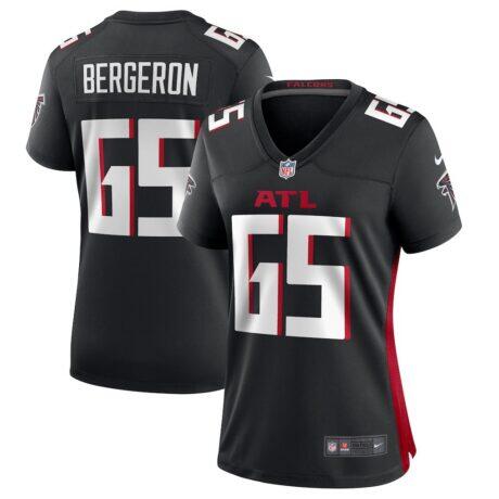 Matthew Bergeron Atlanta Falcons Nike Women's Team Game Jersey - Black - Front View