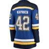 Kasperi Kapanen St. Louis Blues Fanatics Women's Home Breakaway Player Jersey - Blue - Back View