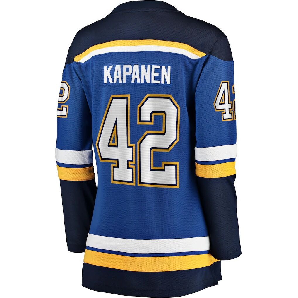 Kasperi Kapanen St. Louis Blues Fanatics Women’s Home Breakaway Player Jersey