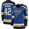 Kasperi Kapanen St. Louis Blues Fanatics Women's Home Breakaway Player Jersey - Blue - Front View