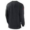 Atlanta Falcons Nike Sideline Player Performance Long Sleeve T-Shirt - Black - Side View