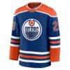 Leon Draisaitl Edmonton Oilers Fanatics Home Premium Jersey - - Back View