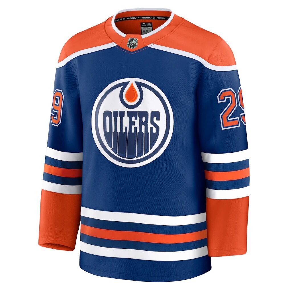 Leon Draisaitl Edmonton Oilers Fanatics Home Premium Jersey – Royal