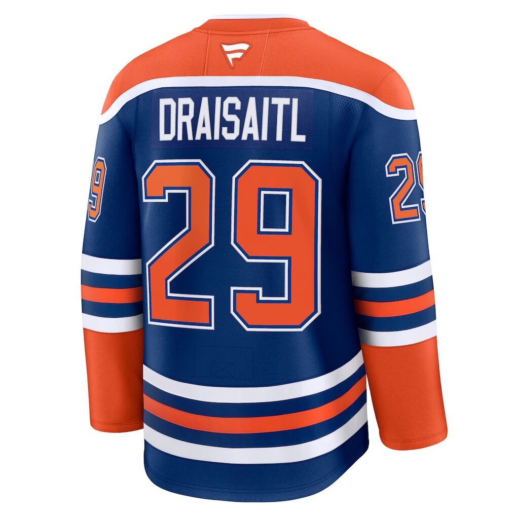 Leon Draisaitl Edmonton Oilers Fanatics Home Premium Jersey – Royal