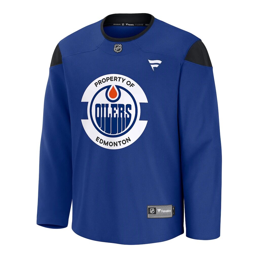 Edmonton Oilers Fanatics Practice Jersey – Royal