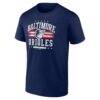 Baltimore Orioles Americana Team T-Shirt - Navy - Back View
