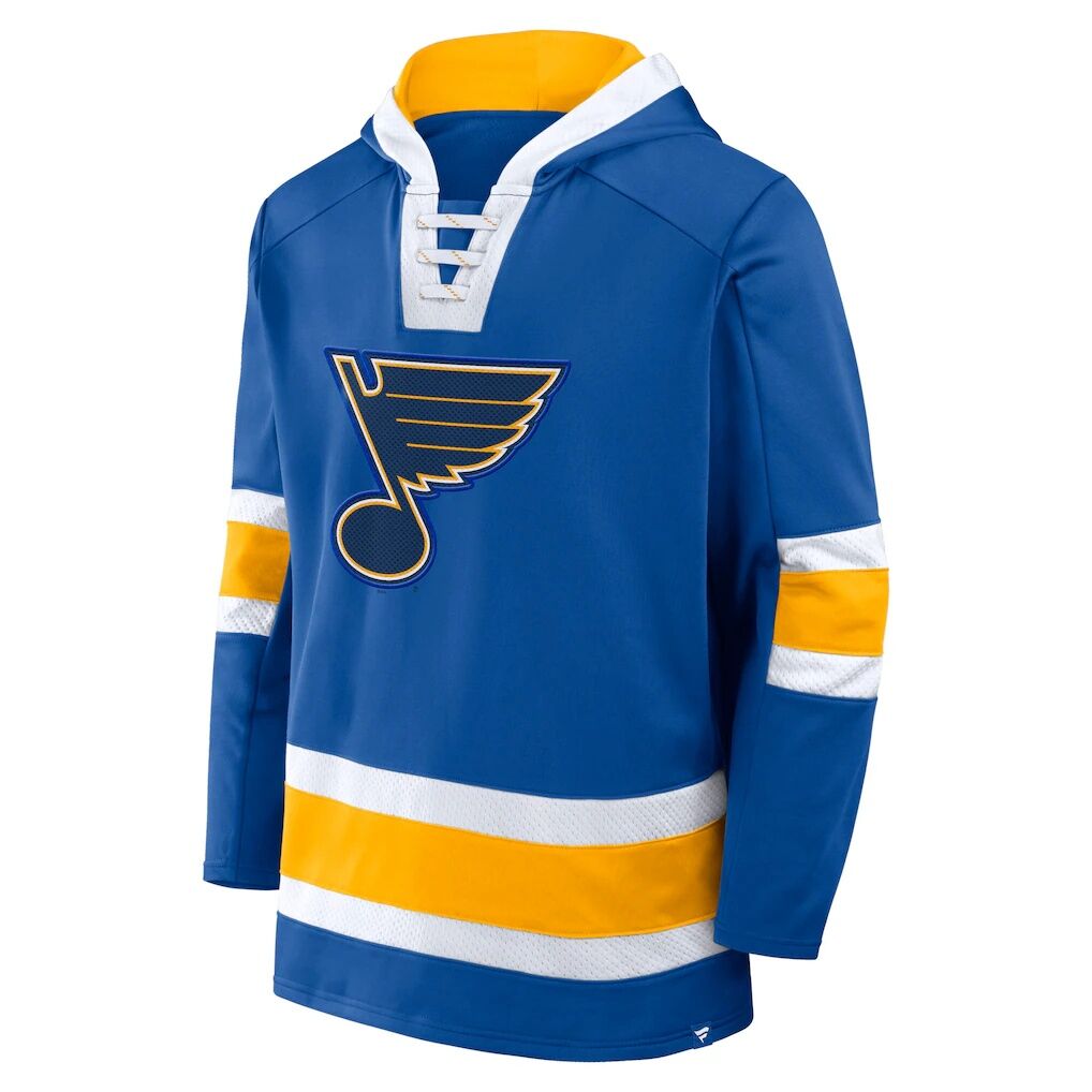 St. Louis Blues Fanatics Inside Line Fleece Pullover Hoodie