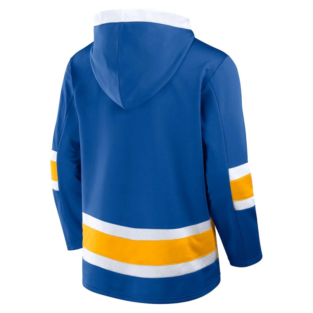 St. Louis Blues Fanatics Inside Line Fleece Pullover Hoodie