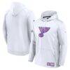 St. Louis Blues Fanatics Authentic Pro Hockey Fights Cancer Pullover Hoodie - White - Front View