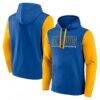 St. Louis Blues Logo Athletic Deliver Fleece Pullover Hoodie - Blue - Back View