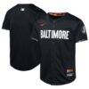 Baltimore Orioles Nike Youth City Connect Limited Jersey - Black - Front View