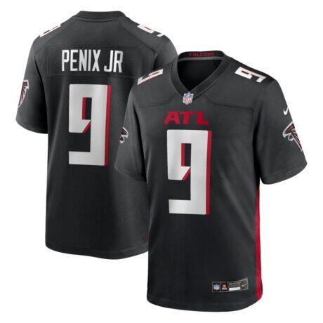 Michael Penix Jr. Atlanta Falcons Nike Player Game Jersey - Black - Front View