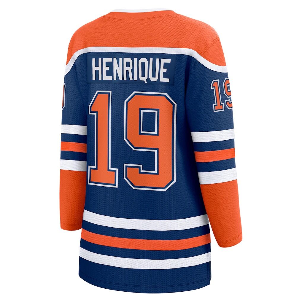 Adam Henrique Edmonton Oilers Fanatics Women’s Home Breakaway Player Jersey – Royal
