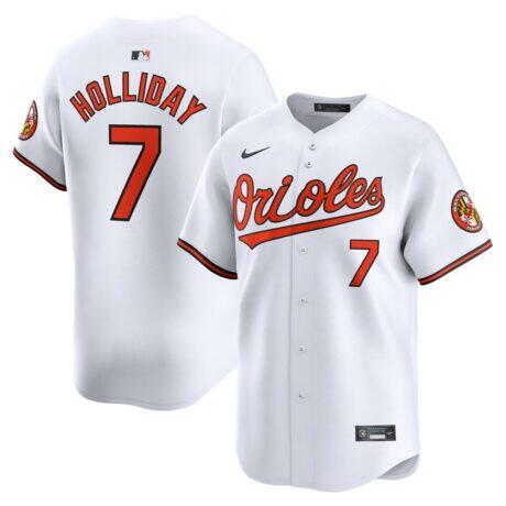 Jackson Holliday Baltimore Orioles Nike Home Limited Player Jersey - White - Front View