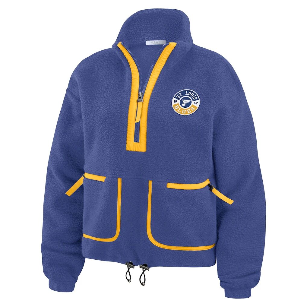 St. Louis Blues WEAR by Erin Andrews Women’s Polar Fleece Half-Zip Jacket