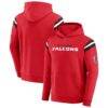 Atlanta Falcons Darius Rucker Collection by Fanatics Football Washed Pullover Hoodie - Red - Front View