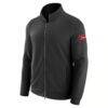 Atlanta Falcons J. Palmer QB1 Full-Zip Sweatshirt - Black - Back View