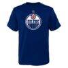 Edmonton Oilers Outerstuff Youth Primary Logo T-Shirt - - Front View